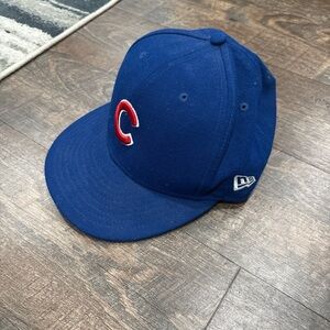 New Era blue cubs hat